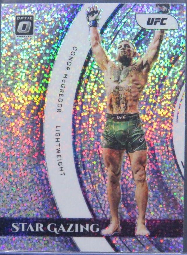 Conor McGregor 2022 Panini Donruss Optic UFC Star Gazing #6 Gold