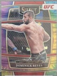 Dominick Reyes 2022 Panini Select UFC Concourse #48 Tie Dye