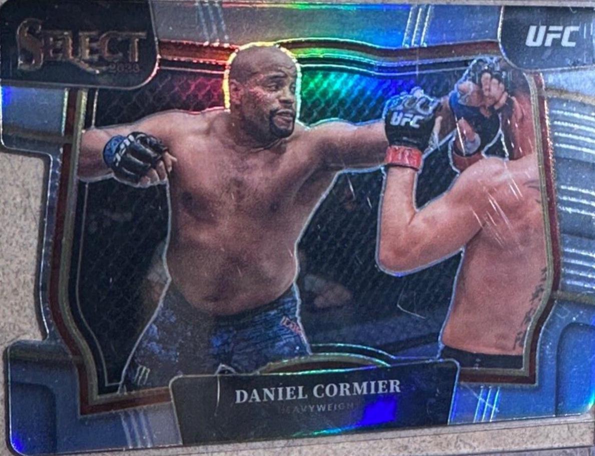 Daniel Cormier 2023 Panini Select UFC Octagonside #218 Silver Die Cut