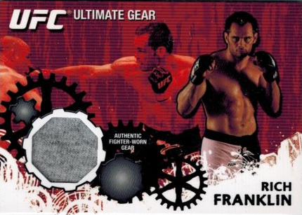 Rich Franklin 2010 Topps UFC Ultimate Gear Relics #UG-RF Red