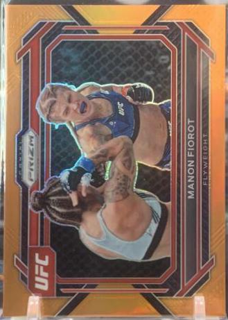 Manon Fiorot 2023 Panini Prizm UFC Base #95 Orange