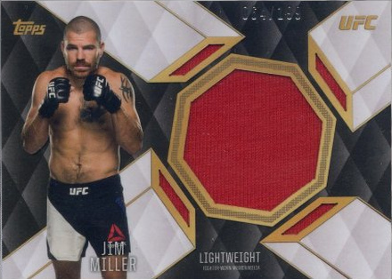 Jim Miller 2016 Topps UFC Top of the Class Top of the Class Relics #TCR-JM Silver