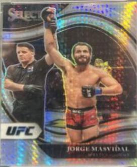 Jorge Masvidal 2021 Panini Select UFC Premier Level #142 Gold