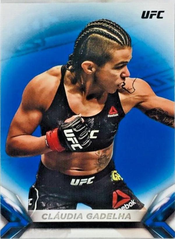 Claudia Gadelha 2018 Topps UFC Knockout Base #22 Blue
