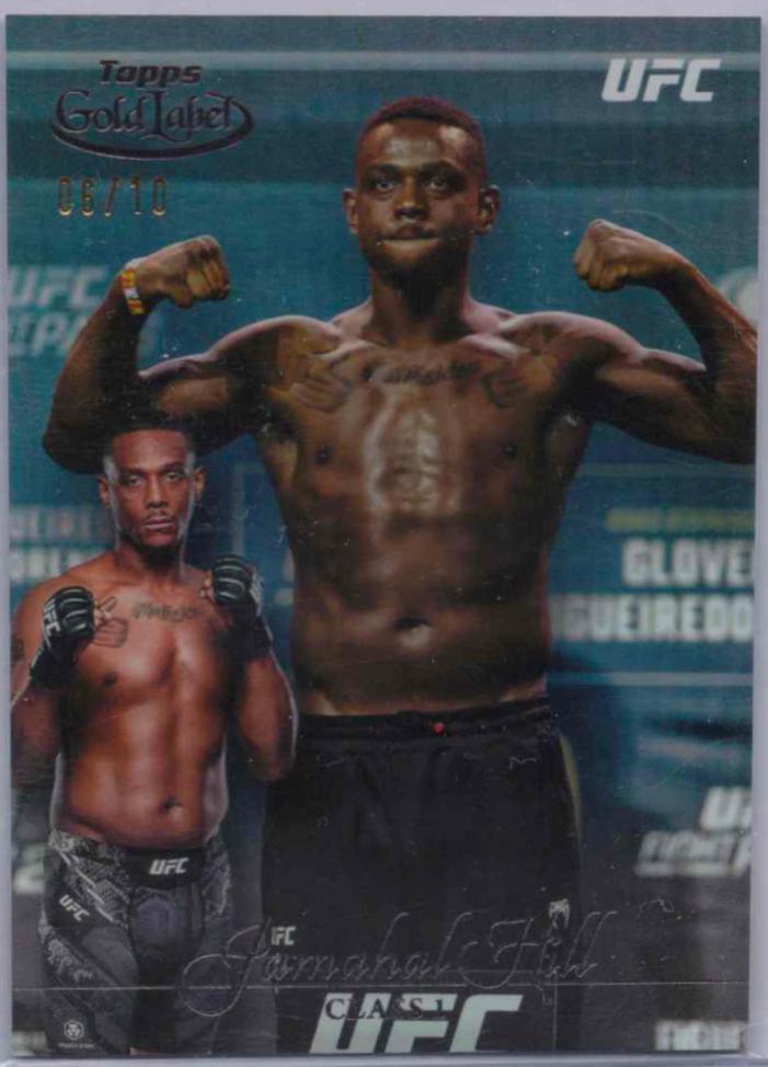 Jamahal Hill 2024 Topps Gold Label UFC Base Class III #51 Green