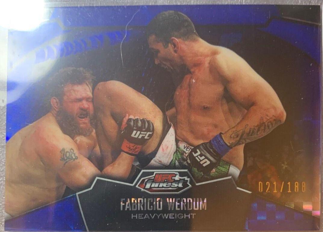 Fabricio Werdum 2012 Topps Finest UFC Base #40 Xfractor