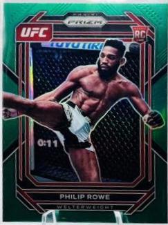Philip Rowe 2023 Panini Prizm UFC Base #184 Green