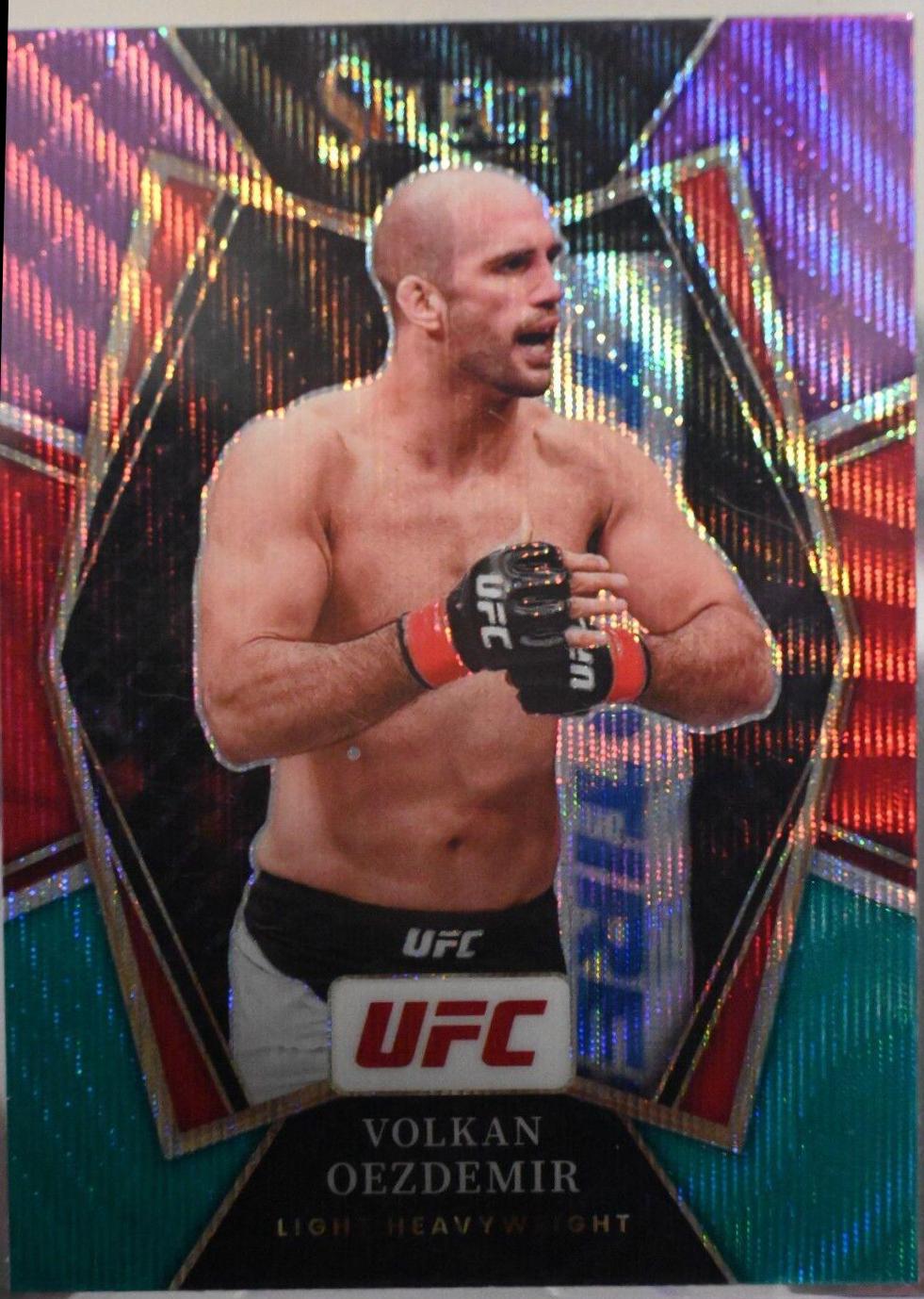 Volkan Oezdemir 2022 Panini Select UFC Premier Level #154 Tri Color