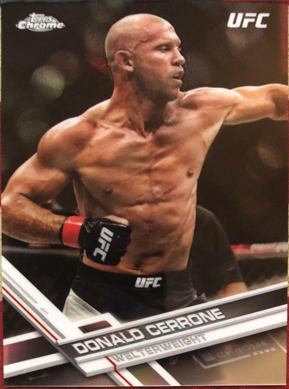 Donald Cerrone 2017 Topps Chrome UFC Base #37 Refractor