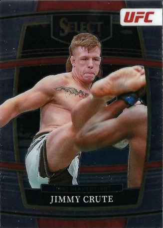 Jimmy Crute 2022 Panini Select UFC Concourse #78 Black and Gold