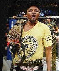 Anderson Silva 2011 Topps UFC Title Shot Base #10 Gold
