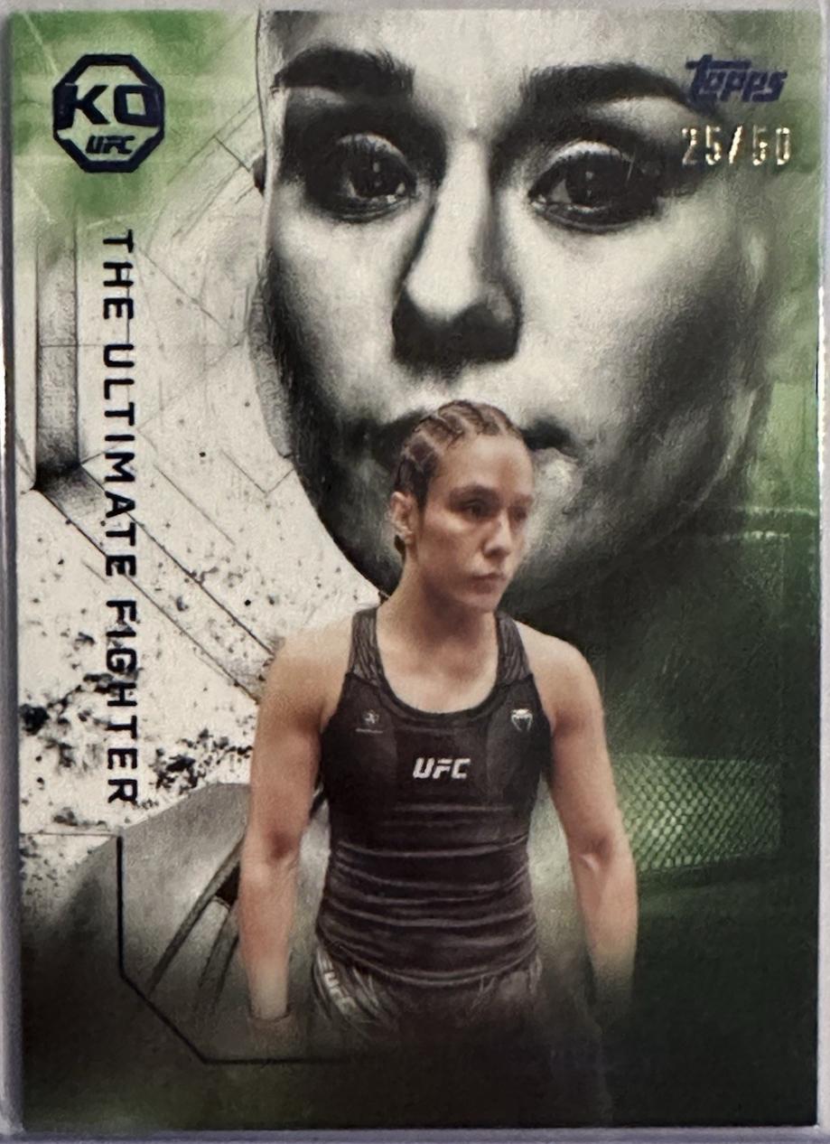 Alexa Grasso 2025 Topps Knockout UFC The Ultimate Fighter #UF-19 Blue