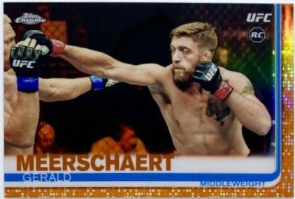 Gerald Meerschaert 2019 Topps Chrome UFC Base #51 Refractor