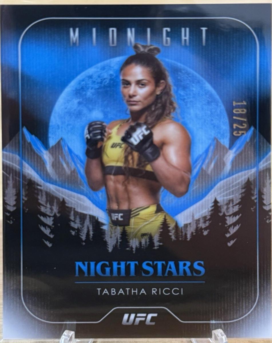 Tabatha Ricci 2024 Topps Midnight UFC Night Stars #NS-13 Moonrise