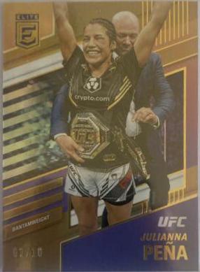 Julianna Peña 2022 Panini Chronicles UFC Base Elite #251 Gold