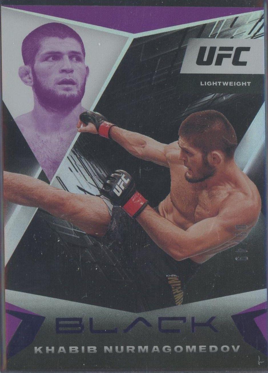 Khabib Nurmagomedov 2021 Panini Chronicles UFC Base Black #106 Purple