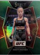 Valentina Shevchenko 2022 Panini Select UFC Premier Level #163 Green