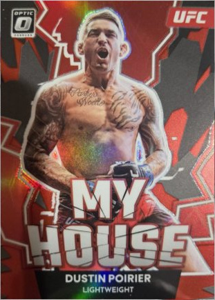 Dustin Poirier 2023 Panini Donruss Optic UFC My House #14 Gold