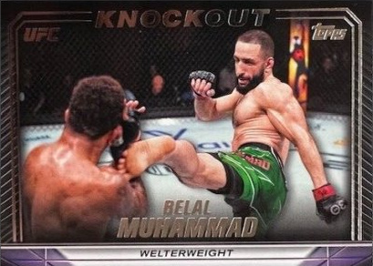 Belal Muhammad 2024 Topps Knockout UFC Base #11 Platinum