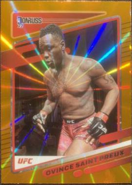Ovince Saint Preux 2022 Panini Donruss UFC Base #120 Orange
