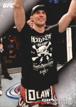 Rory MacDonald 2015 Topps UFC Knockout Base #59 Mat