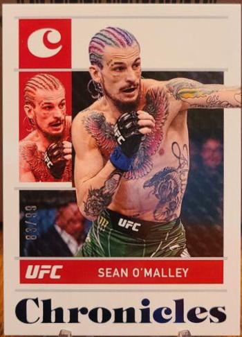 Sean O'Malley 2022 Panini Chronicles UFC Base Chronicles #70 Blue