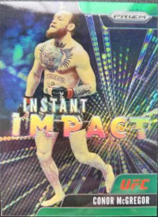 Conor McGregor 2021 Panini Prizm UFC Instant Impact #9 Silver