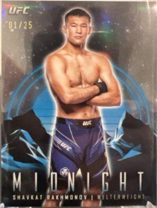 Shavkat Rakhmonov 2024 Topps Midnight UFC Base #24 Moonrise