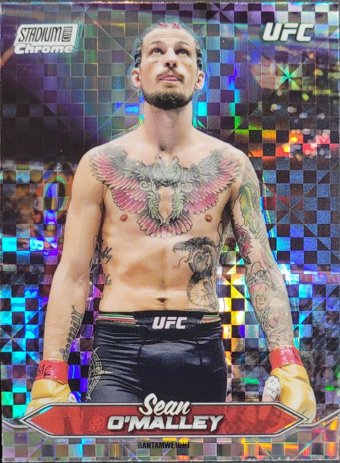 Sean O'Malley 2025 Topps Stadium Club UFC Base Chrome #C-20 X-Fractor