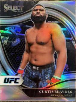 Curtis Blaydes 2021 Panini Select UFC Octagonside #214 Silver