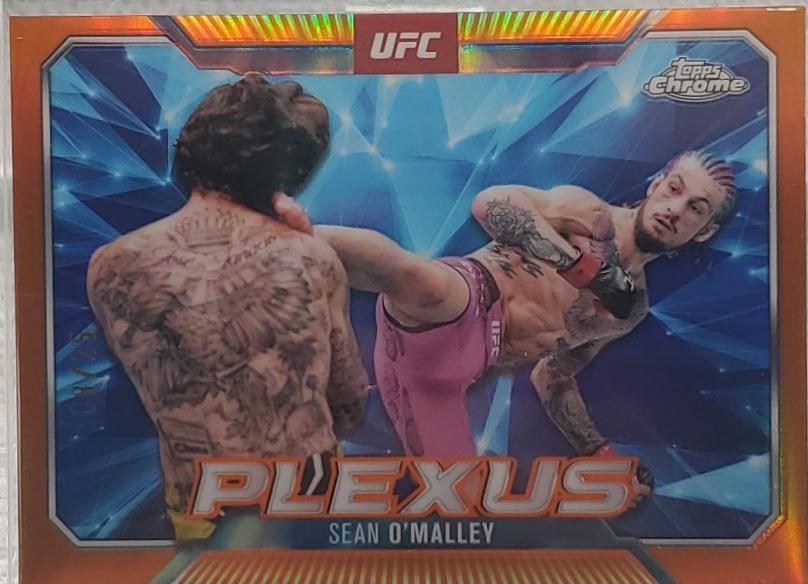 Sean O'Malley 2025 Topps Chrome UFC Plexus #PLX-5 Orange