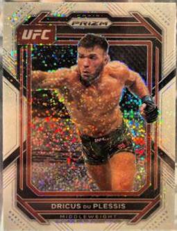 Dricus Du Plessis 2023 Panini Prizm UFC Base #195 White Sparkle