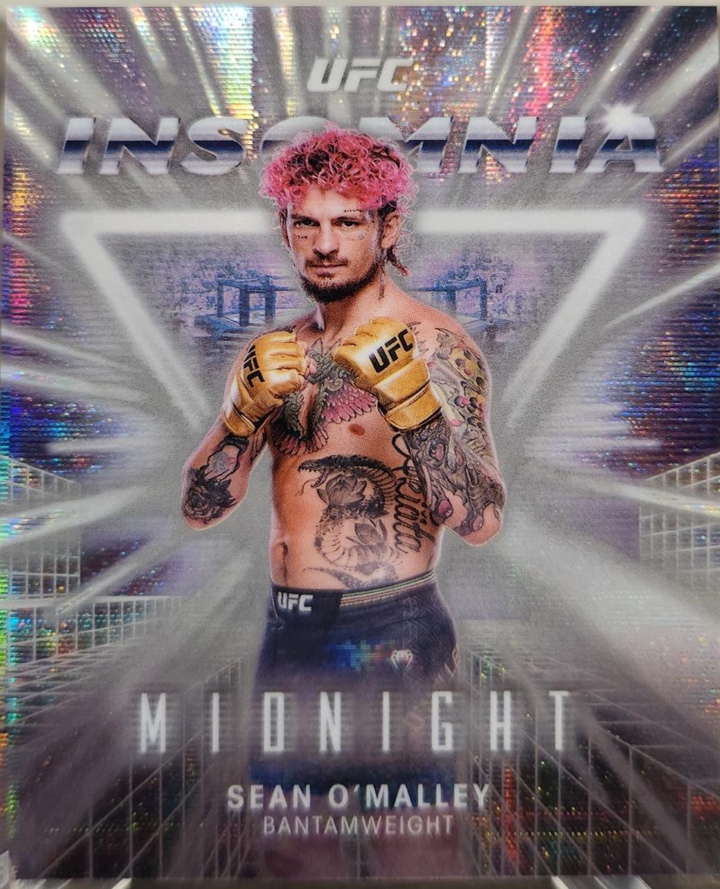 Sean O'Malley 2025 Topps Midnight UFC Insomnia #IN-5 Moon Beam