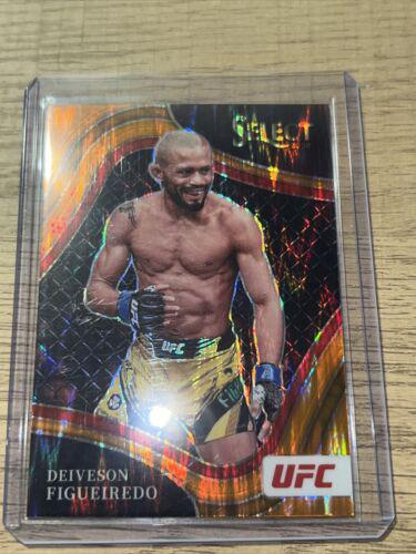 Deiveson Figueiredo 2022 Panini Select UFC Octagonside #293 Orange Flash