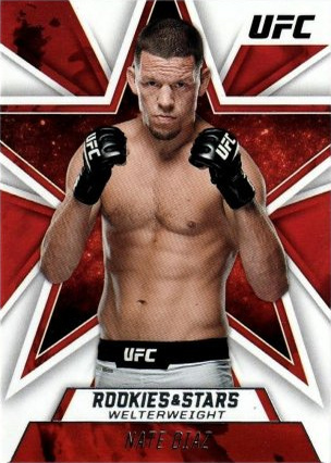 Nate Diaz 2021 Panini Chronicles UFC Base Rookies and Stars #88 Gold