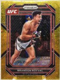 Brandon Royval 2023 Panini Prizm UFC Base #133 Gold