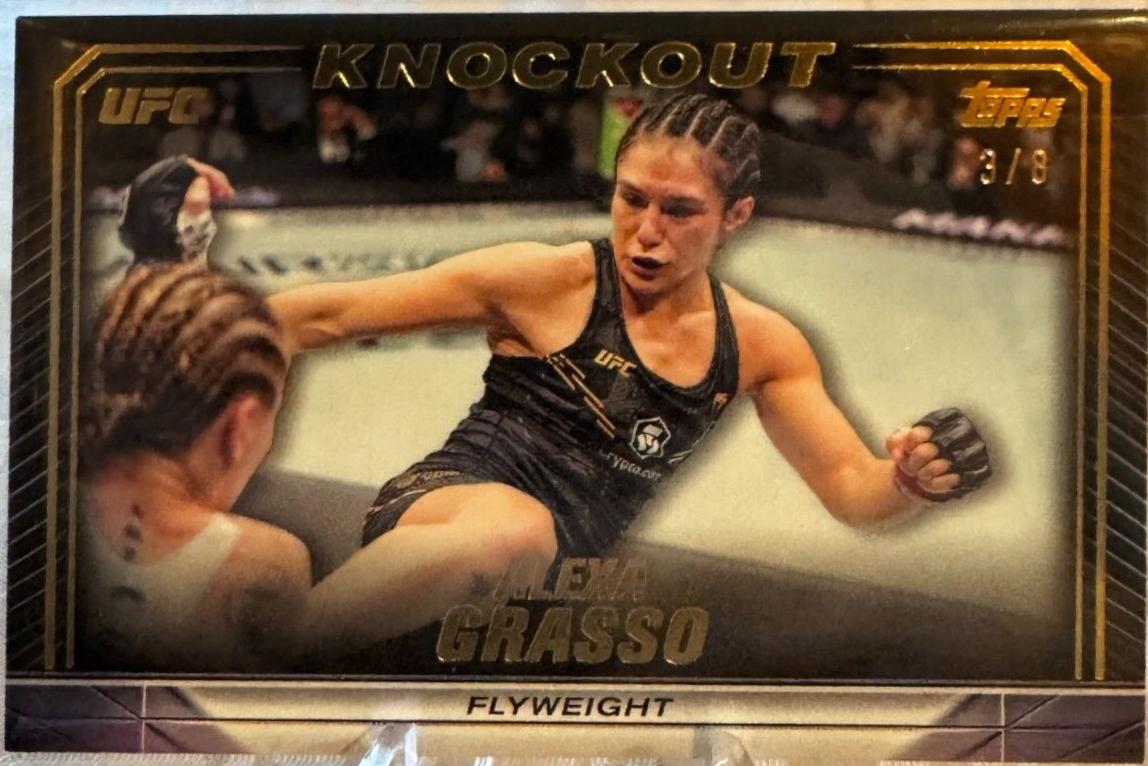 Alexa Grasso 2024 Topps Knockout UFC Base #15 Gold