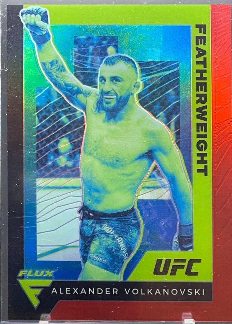 Alexander Volkanovski 2021 Panini Chronicles UFC Base Flux #253 Red