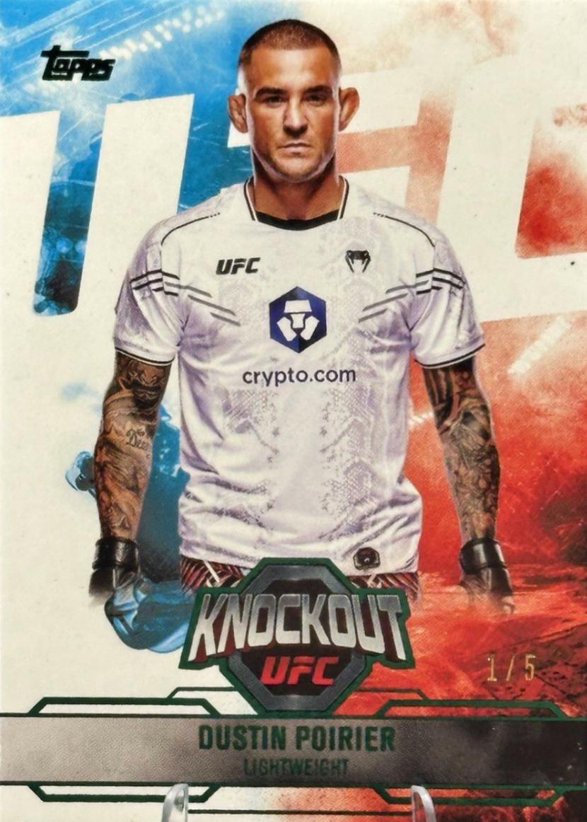 Dustin Poirier 2025 Topps Knockout UFC Base #10 Emerald