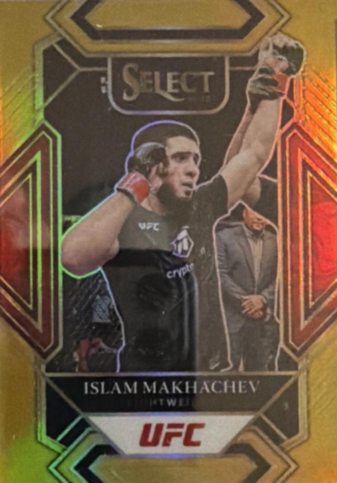 Islam Makhachev 2022 Panini Select UFC Mezzanine #369 Gold