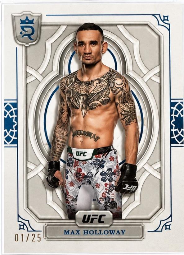 Max Holloway 2024 Topps Royalty UFC Base #94 Blue