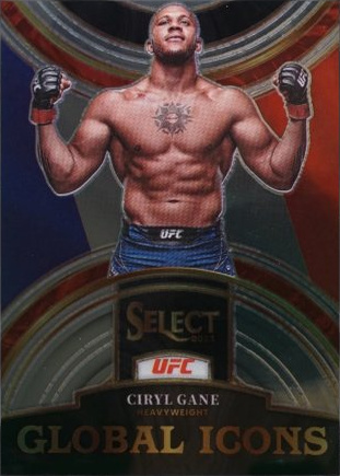 Ciryl Gane 2023 Panini Select UFC Global Icons #29 Black