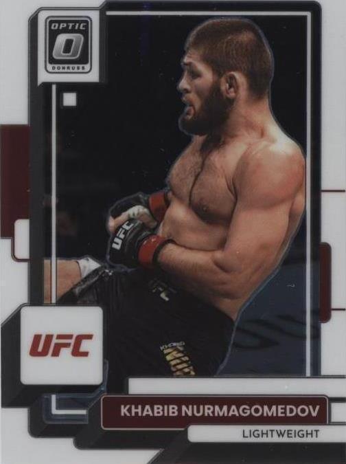 Khabib Nurmagomedov 2023 Panini Donruss Optic UFC Base #40 Photon