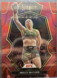 Molly McCann 2023 Panini Select UFC Octagonside #205 Maroon