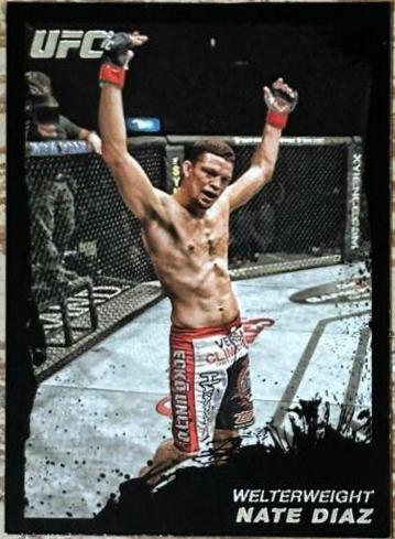 Nate Diaz 2011 Topps UFC Moment of Truth Base #125 Onyx