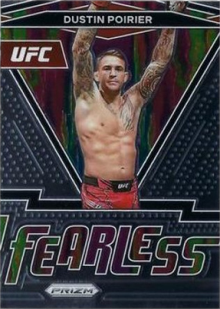 Dustin Poirier 2022 Panini Prizm UFC Fearless #18 Black