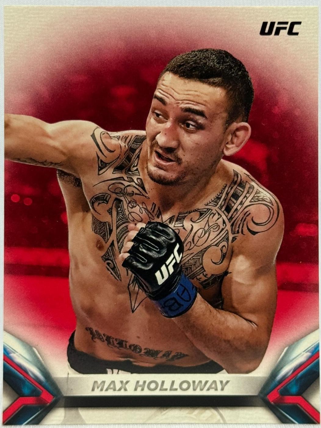 Max Holloway 2018 Topps UFC Knockout Base #25 Red