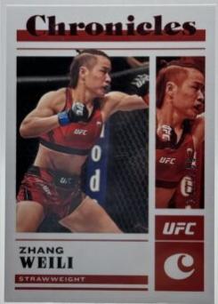 Zhang Weili 2023 Panini Chronicles UFC Base Chronicles #46 Red