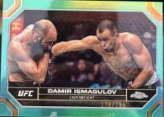 Damir Ismagulov 2024 Topps Chrome UFC Base #52 Aqua Refractor