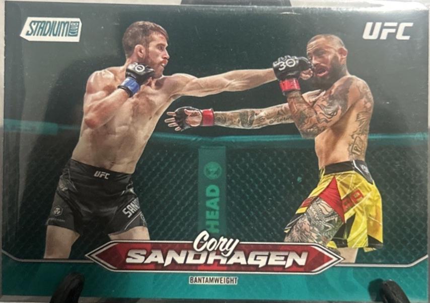 Cory Sandhagen 2025 Topps Stadium Club UFC Base #7 Teal